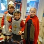 Reception children took The Magic Carpet back in time