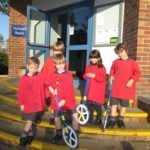 Children at Queen's House take part in a maths investigation morning