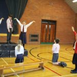 Year 6 Drama at The Abbey: The Nativity Story in a series of freeze-frames