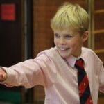 Year 6 Drama at The Abbey: The Nativity Story in a series of freeze-frames