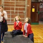 Year 6 Drama at The Abbey: The Nativity Story in a series of freeze-frames