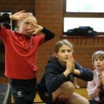 Year 6 Drama at The Abbey: The Nativity Story in a series of freeze-frames