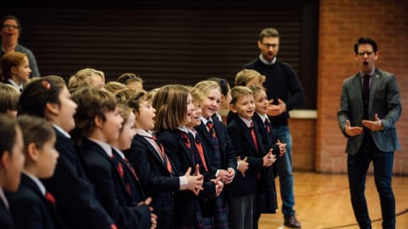 Voces8 Workshop with The Abbey Pupils