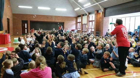 Science Museum Show at Woodbridge School, a private school in Suffolk