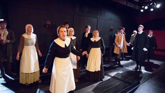 Woodbridge School Sixth Form Students performing at the Wolsey - The Crucible
