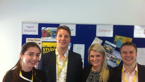 First Old Woodbridgian Careers Lunch Proves a Hit with Pupils